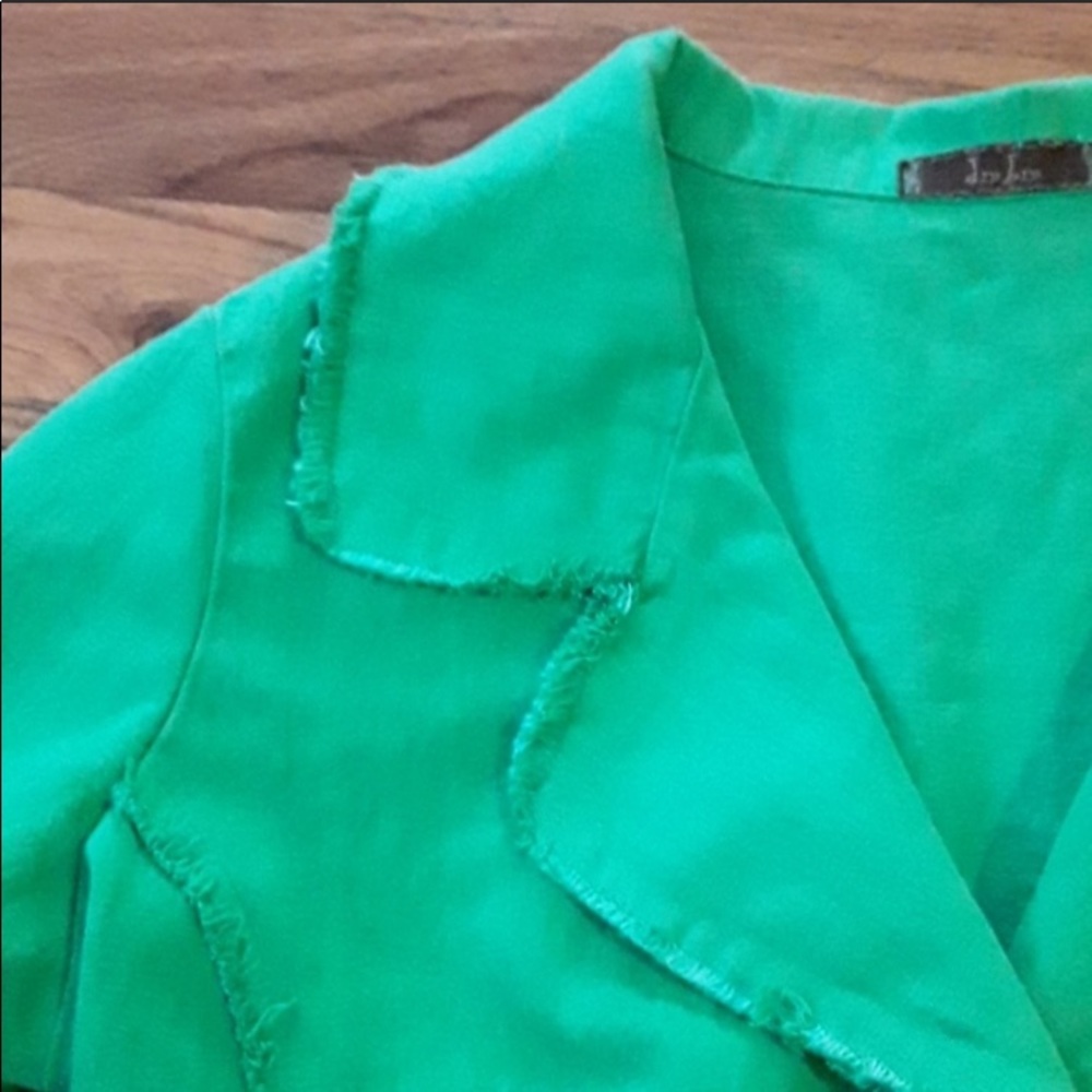Green mini blazer - Picture 4 of 8